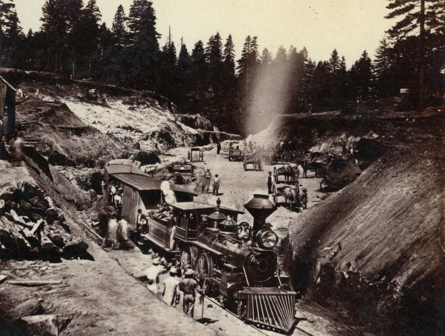 Railroad construction. Alfred A. Hart